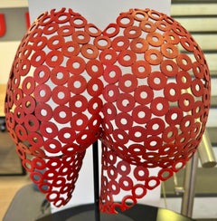 Magnificent Spanish Sculpture "Heart" 20th Century