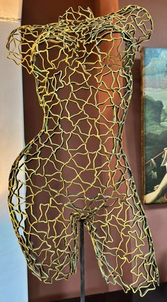 Vintage Magnificent Spanish Sculpture "Woman's Body" 20th Century