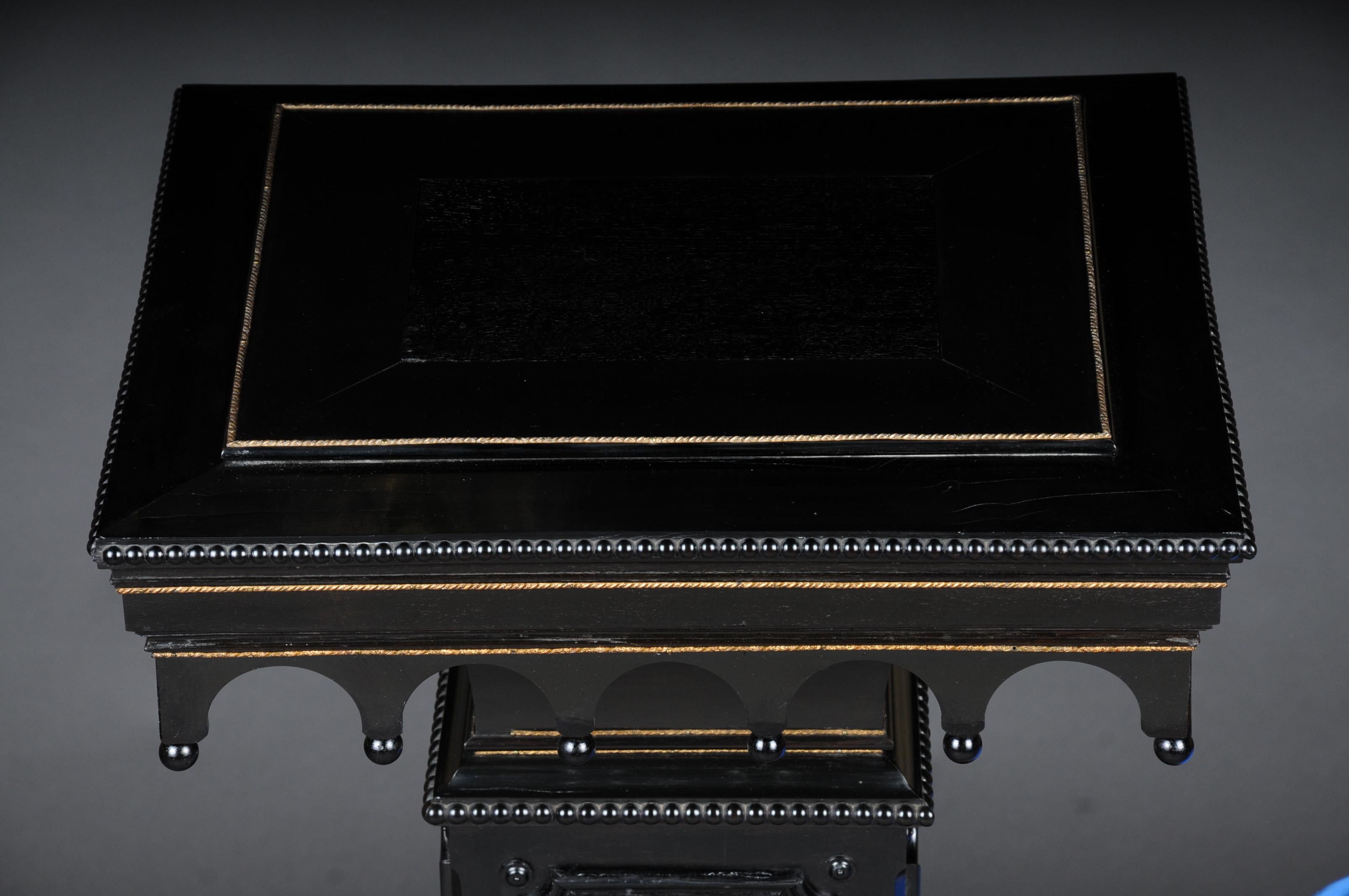Magnificent Standing Desk/Lectern/Pedestal circa1870/ Neo-Gothic, Black 6