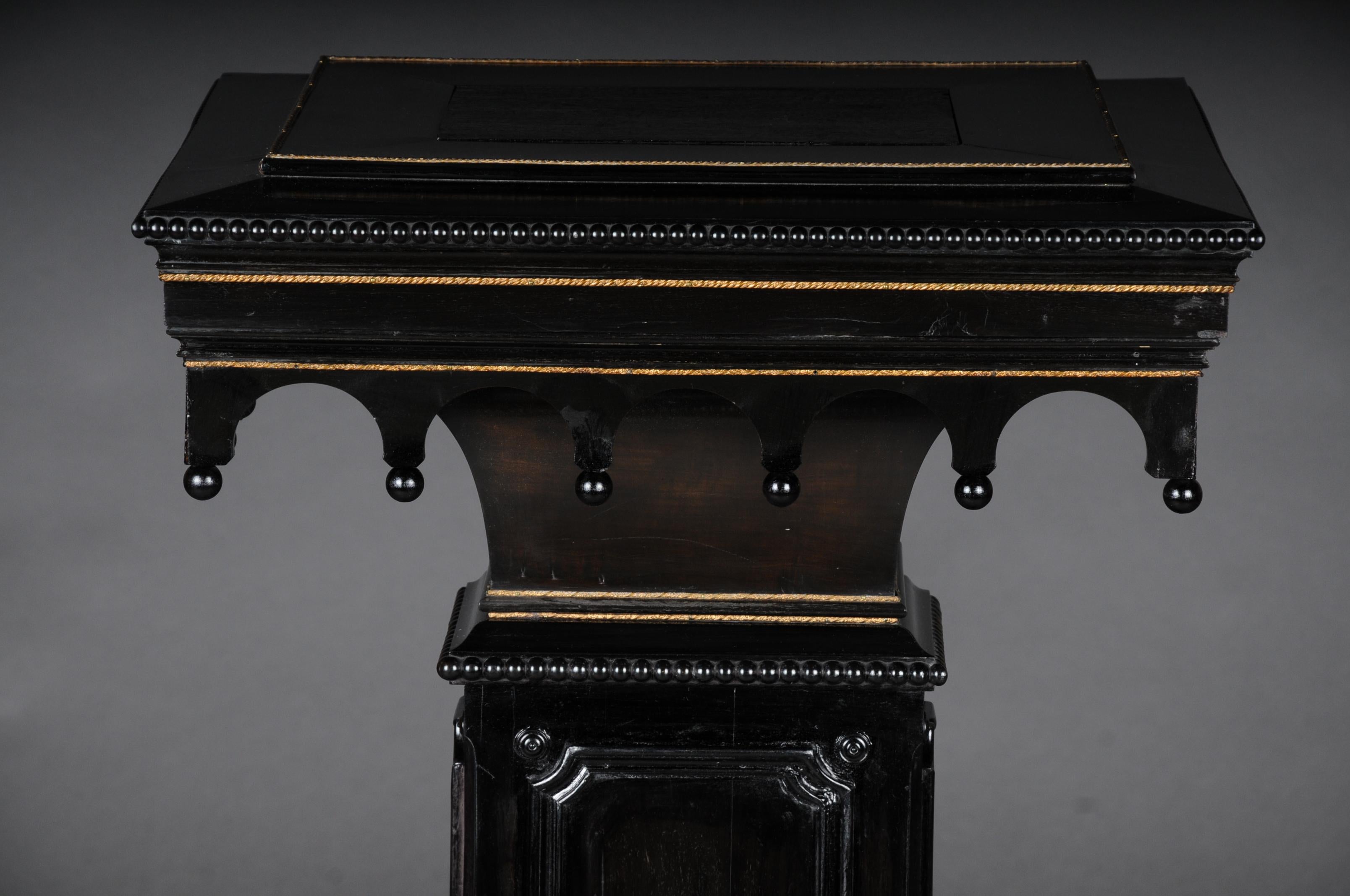 black gothic desk