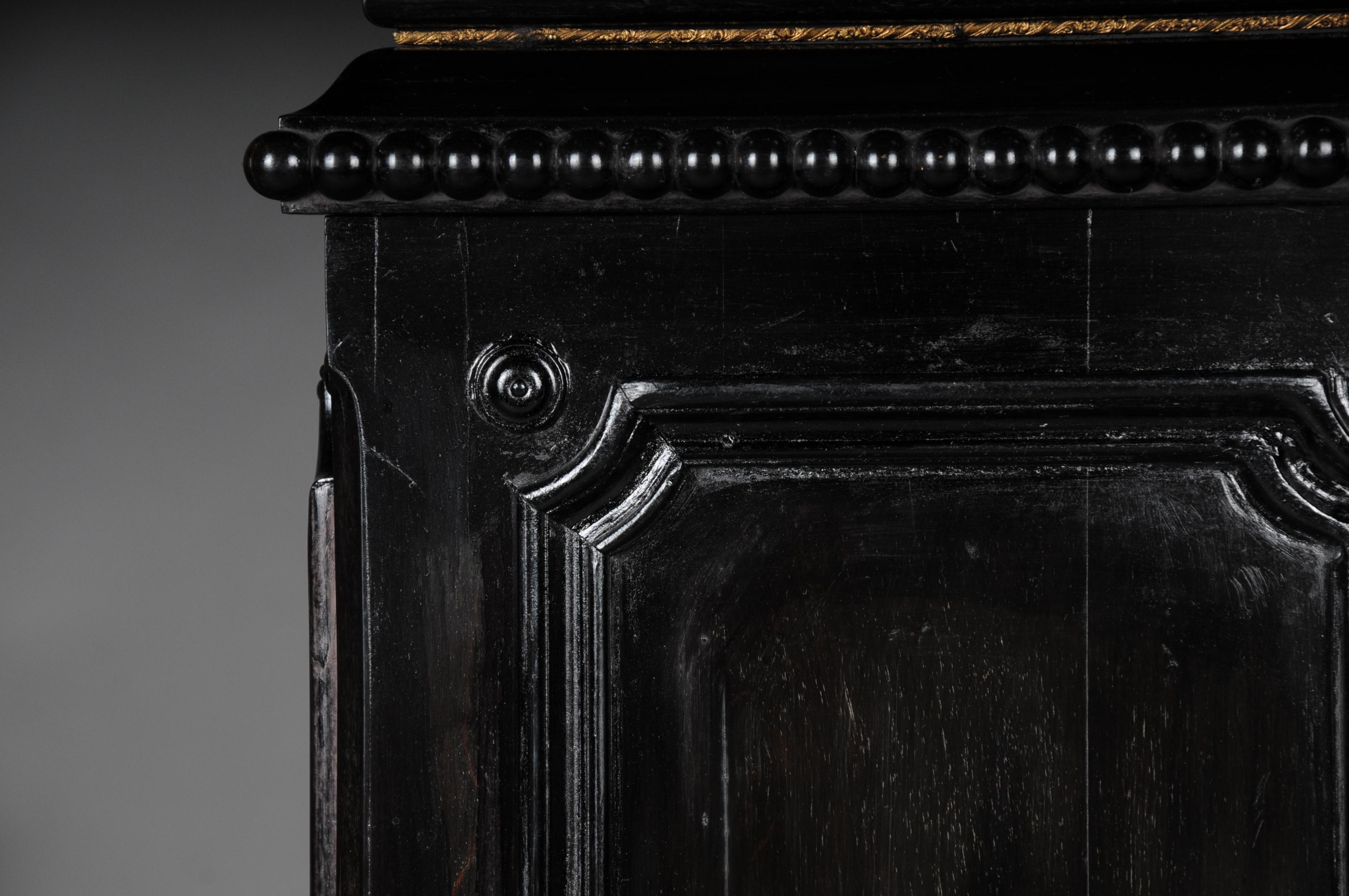 German Magnificent Standing Desk/Lectern/Pedestal circa1870/ Neo-Gothic, Black