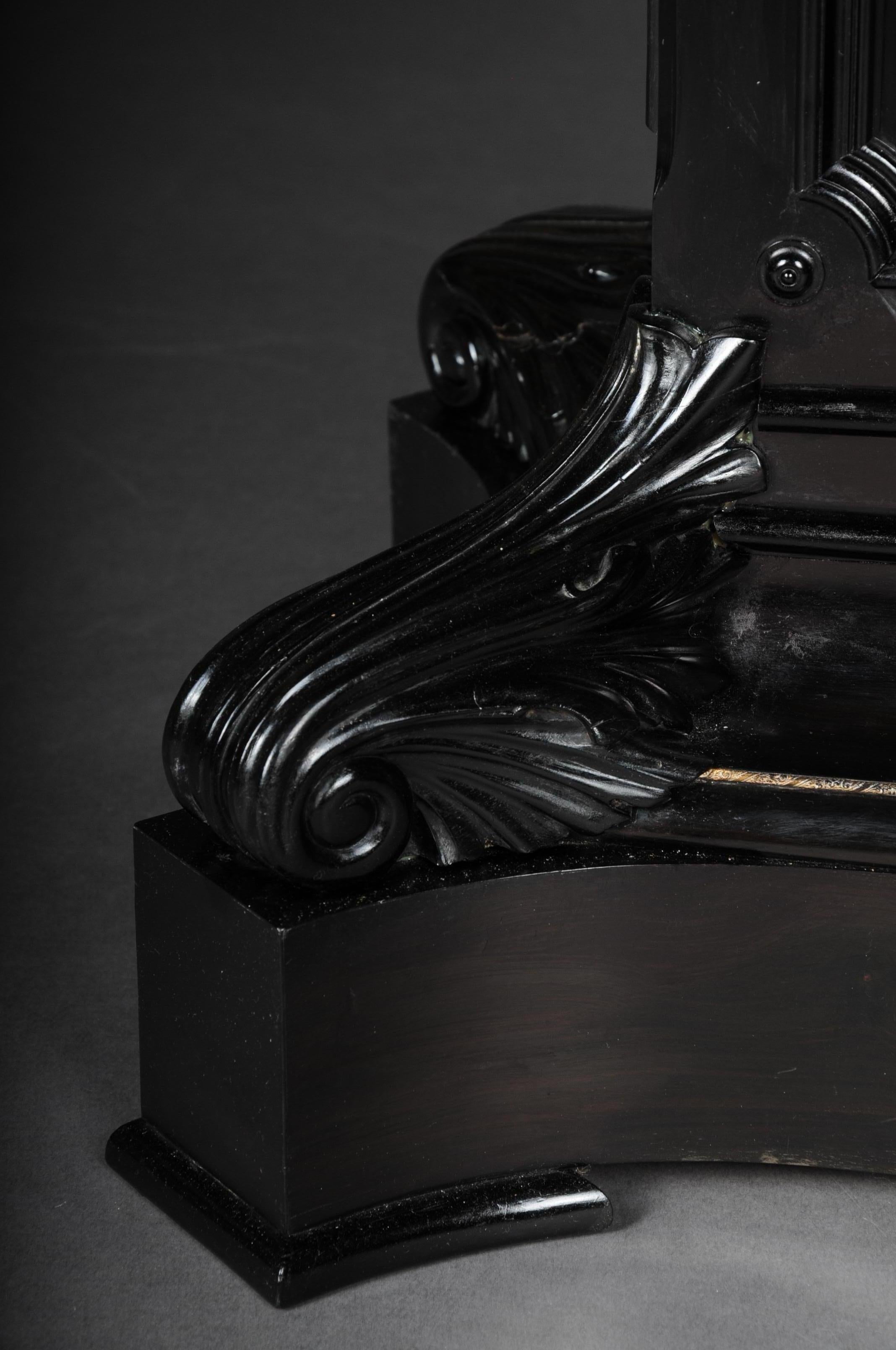 Magnificent Standing Desk/Lectern/Pedestal circa1870/ Neo-Gothic, Black In Good Condition In Berlin, DE