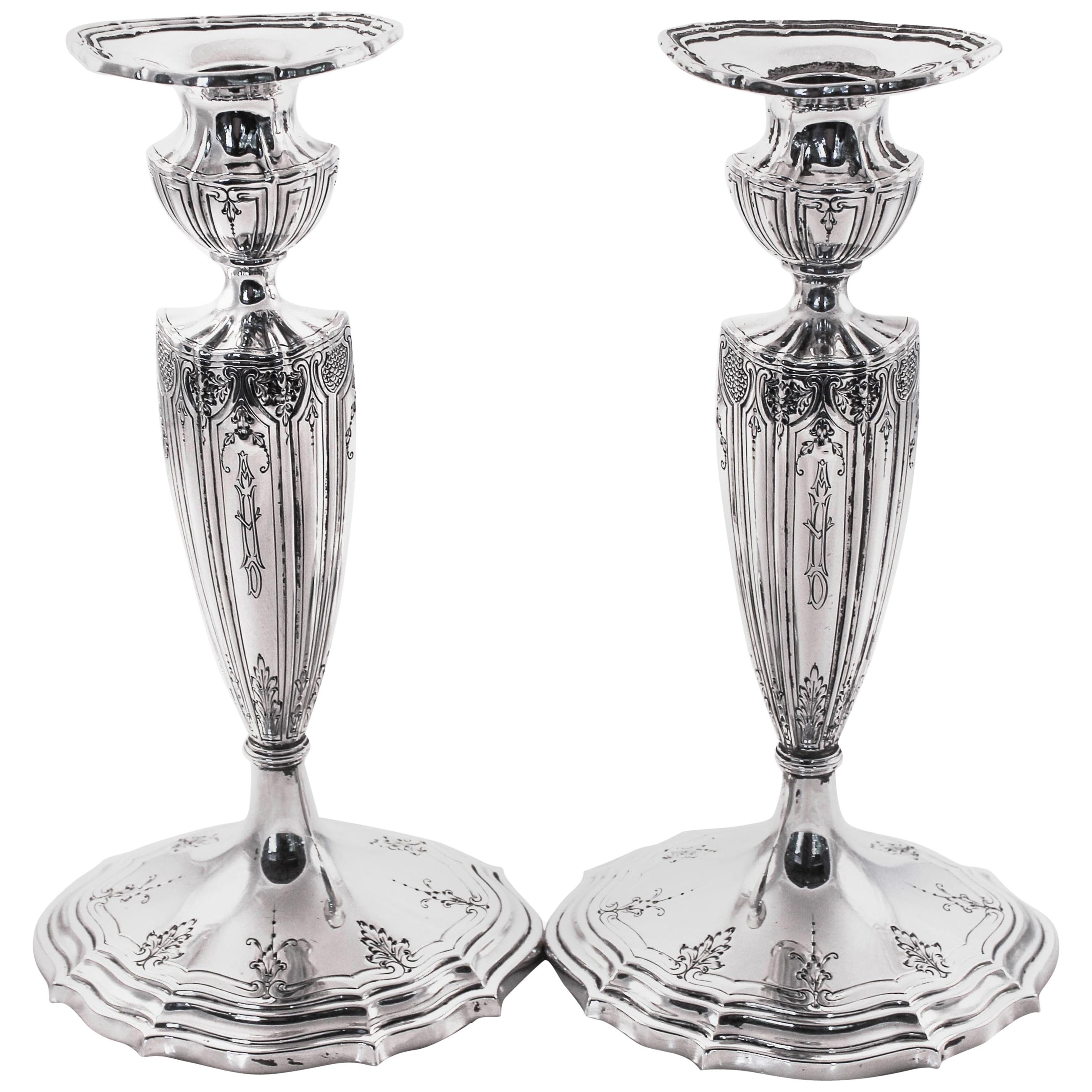 Magnificent Sterling Candlesticks
