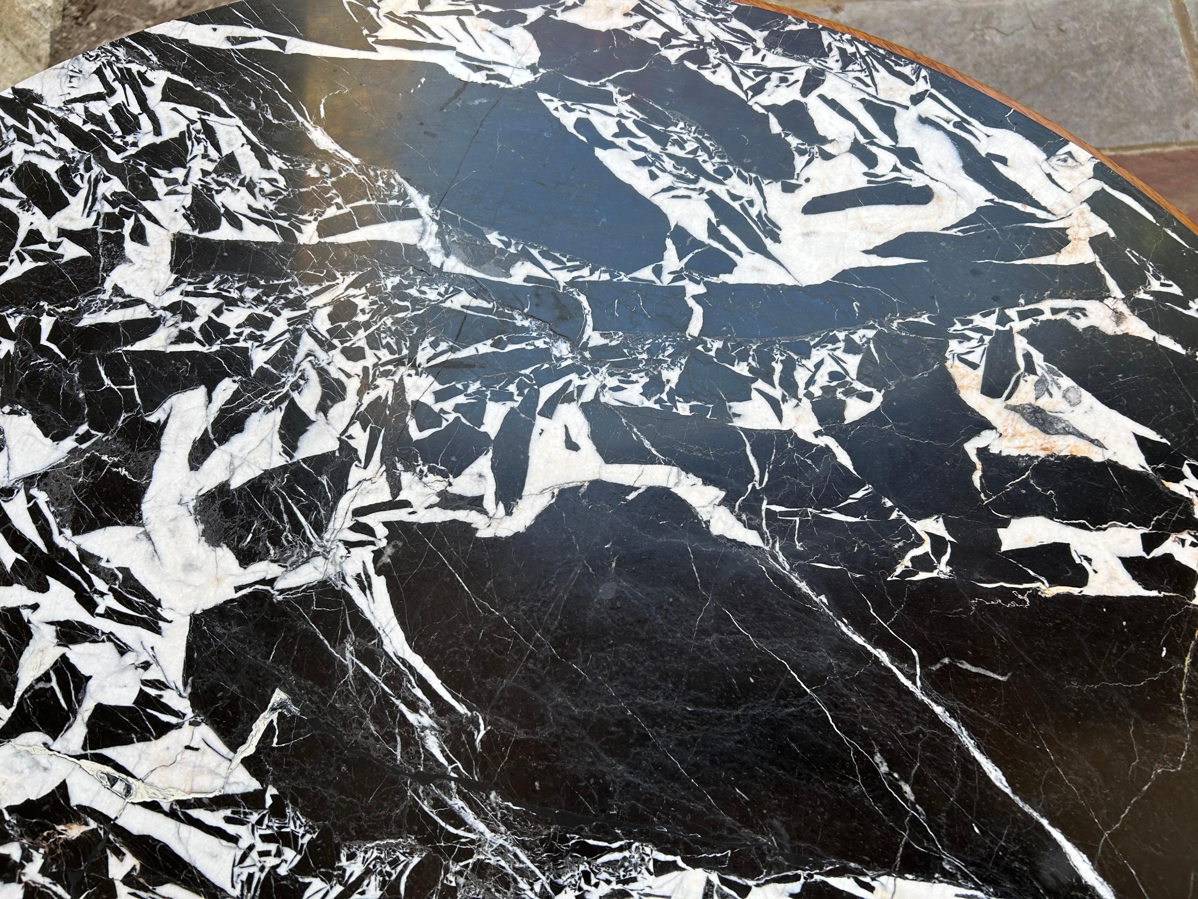 Magnifique table basse en acajou et marbre Sue et Mare Art Deco en vente 3