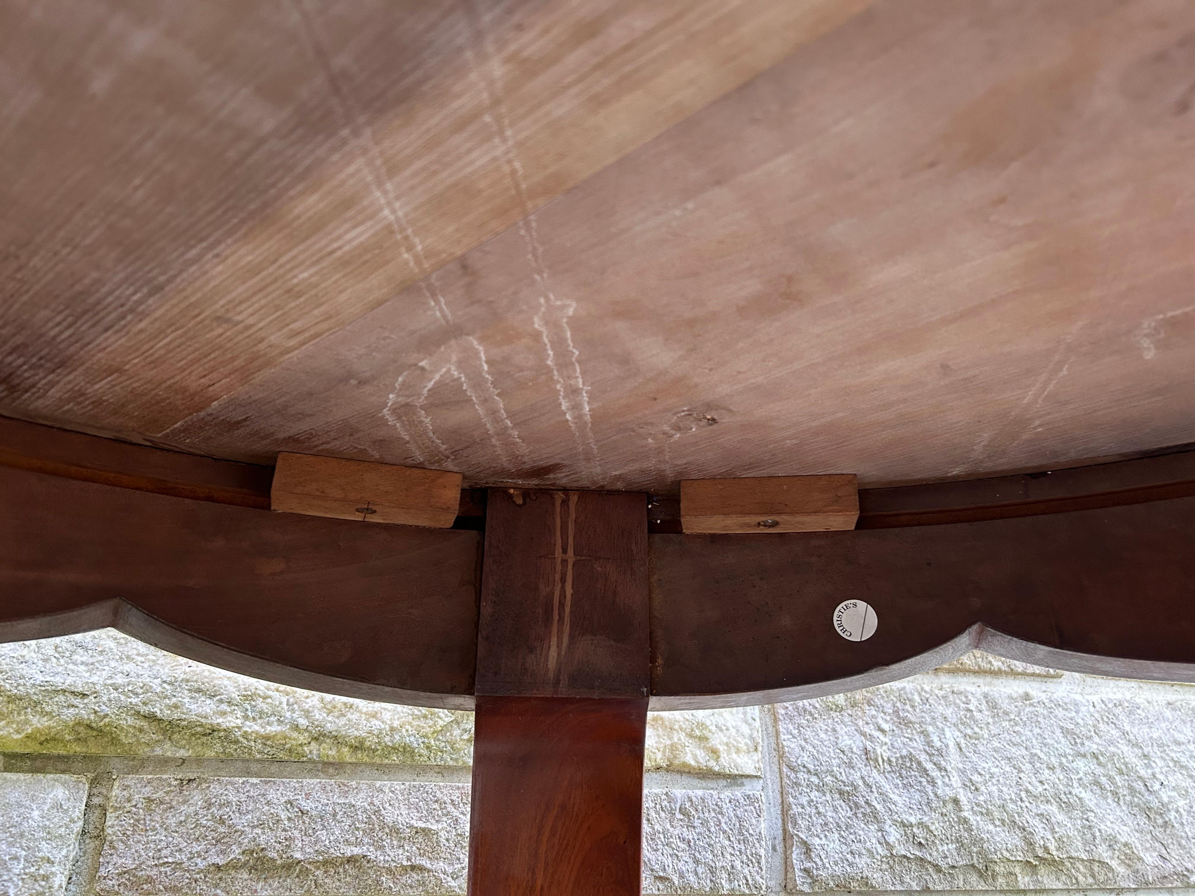 Magnifique table basse en acajou et marbre Sue et Mare Art Deco en vente 6