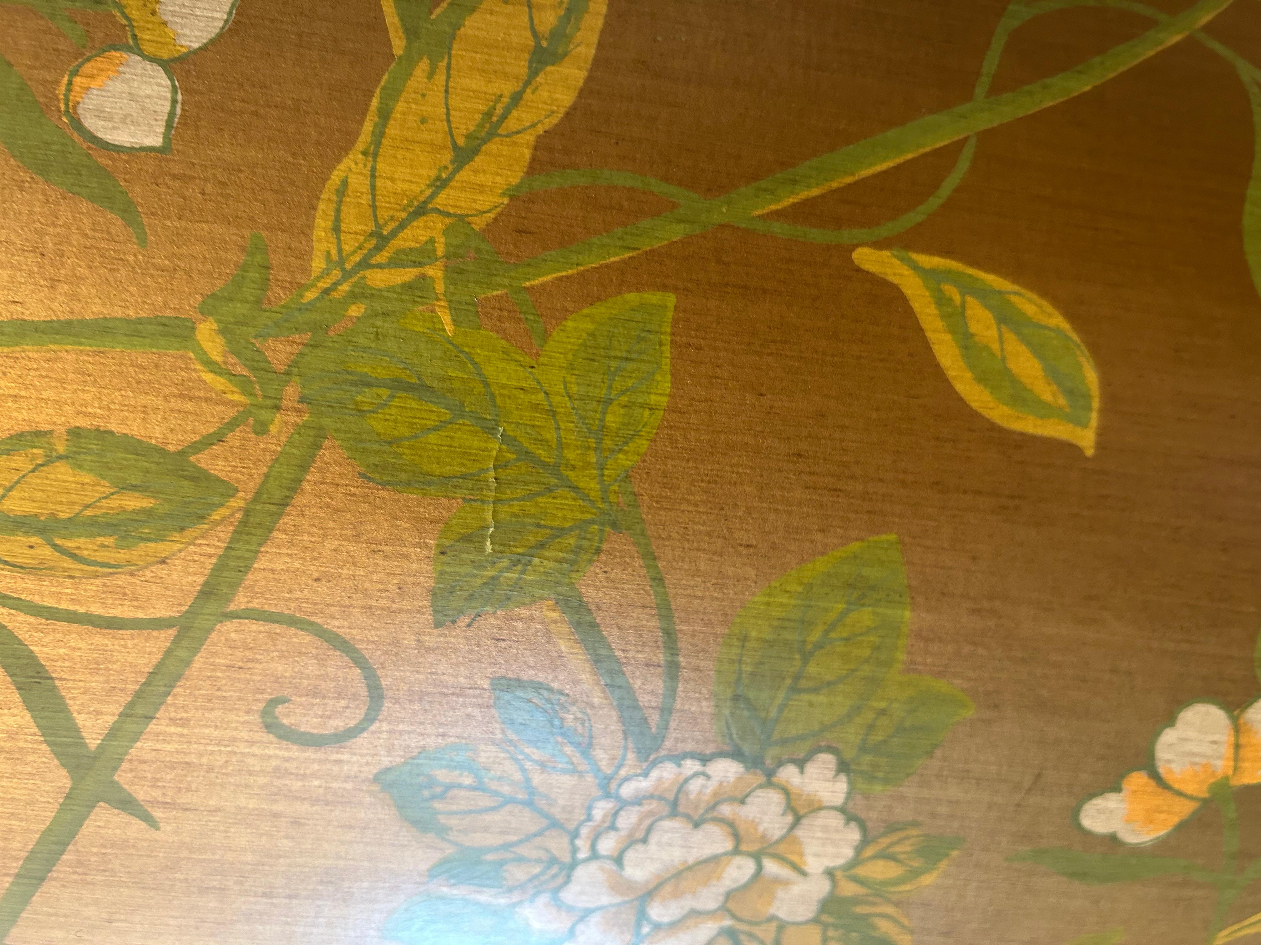 Magnifica lampada da tavolo alta in ottone e bambù Stiffel vintage con paralume personalizzato in vendita 7