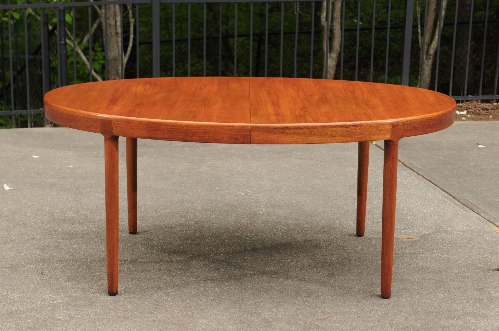 Magnificent Teak Extension Dining Table by Harry Ostergaard, circa 1963 7