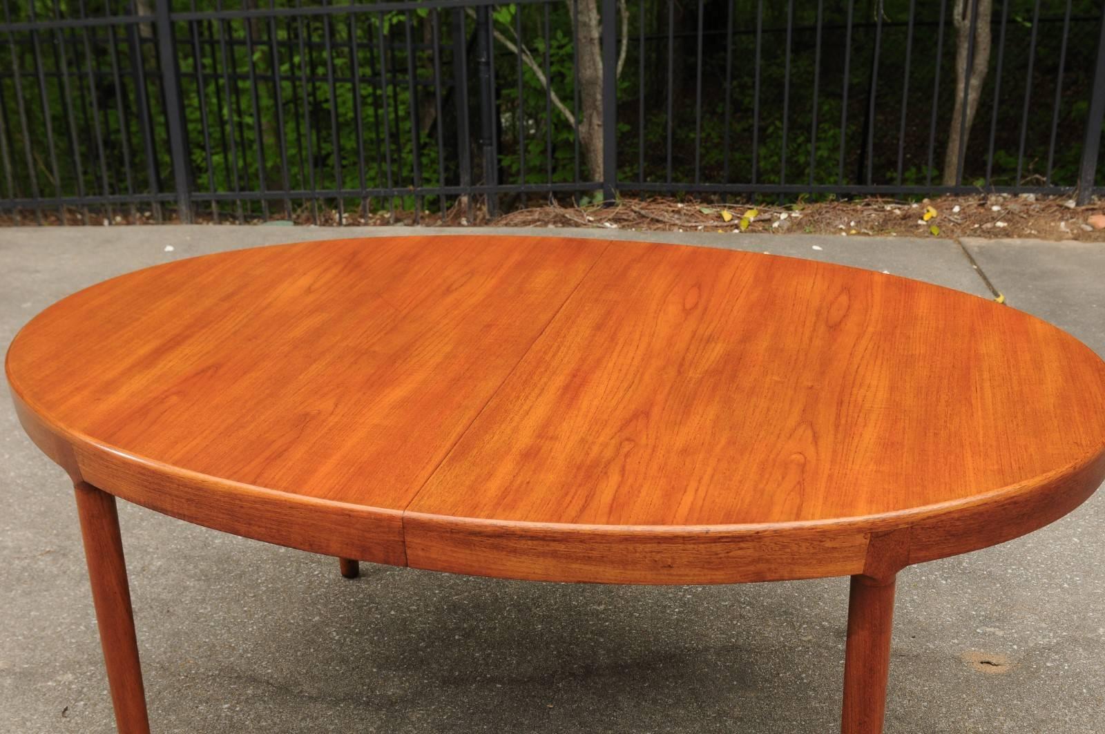 Magnificent Teak Extension Dining Table by Harry Ostergaard, circa 1963 8