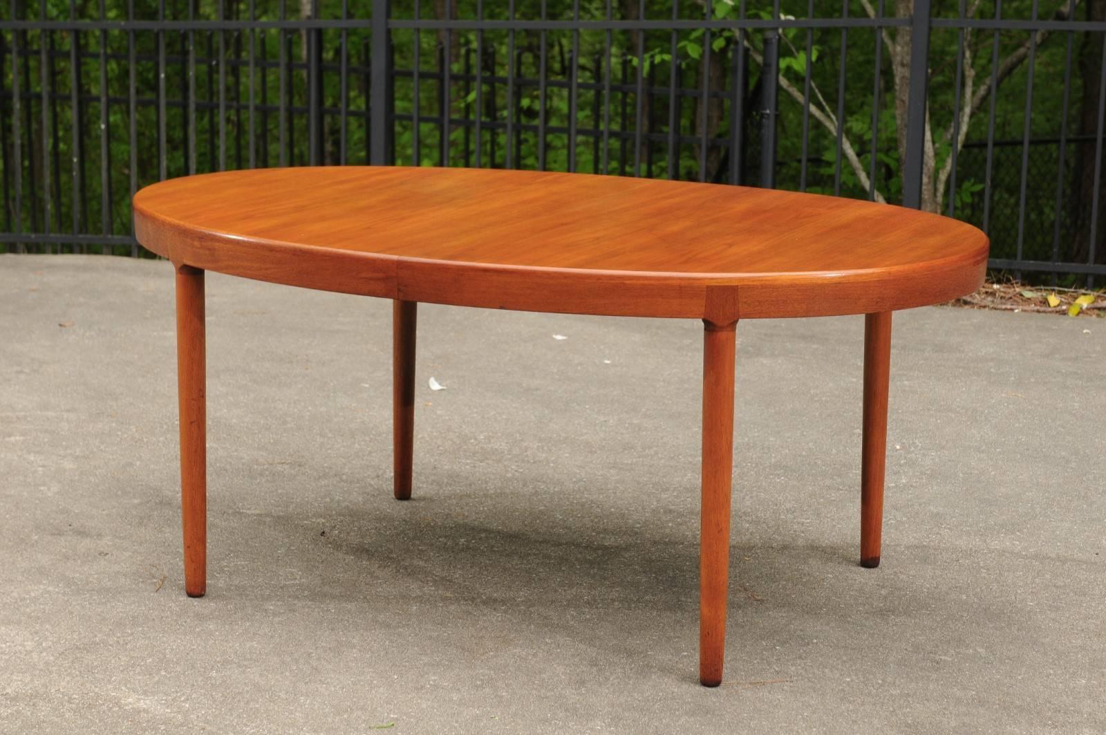 Magnificent Teak Extension Dining Table by Harry Ostergaard, circa 1963 9