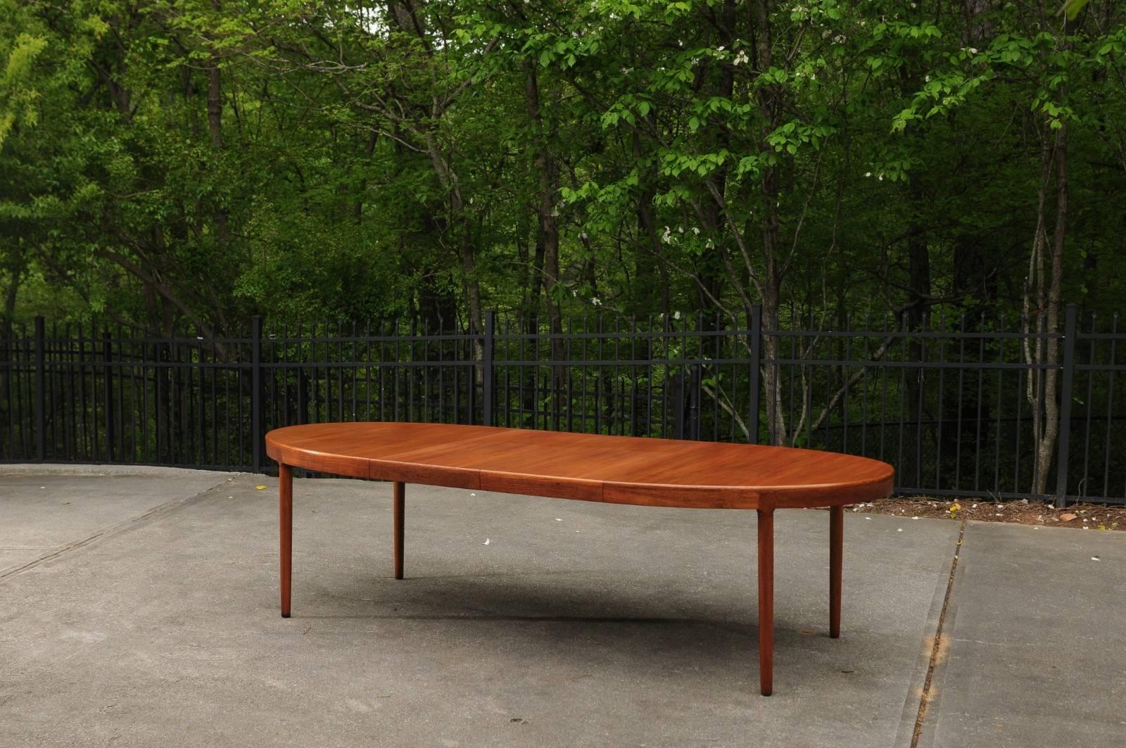 Magnificent Teak Extension Dining Table by Harry Ostergaard, circa 1963 11