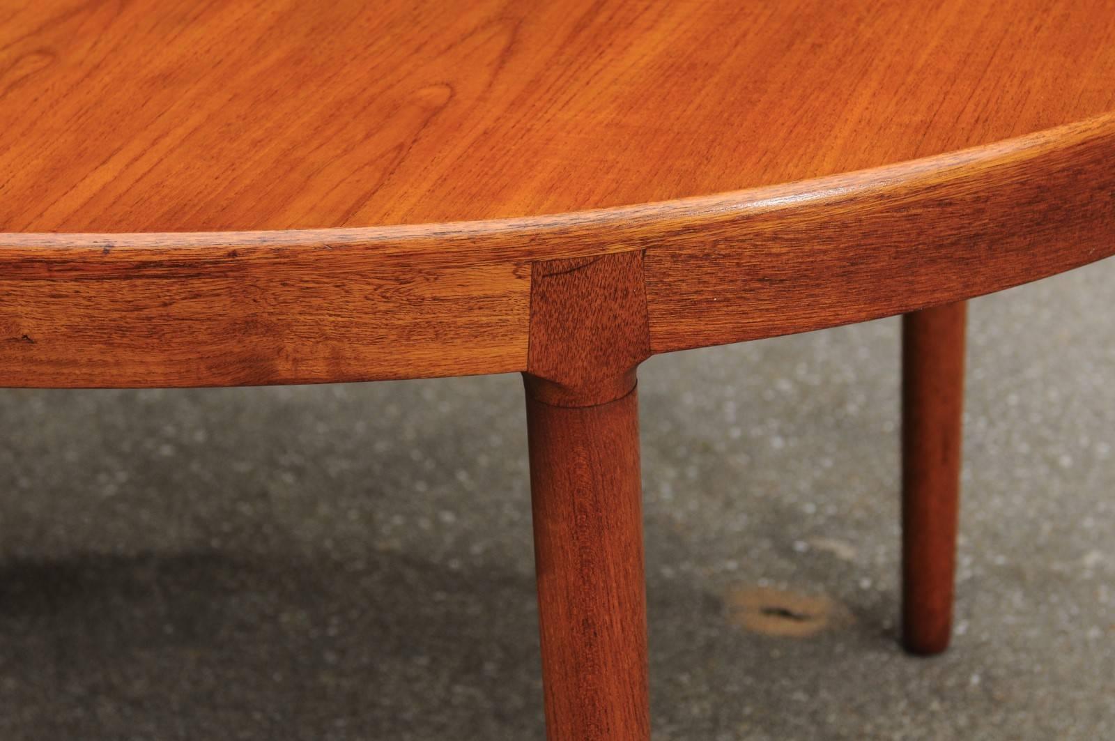 Magnificent Teak Extension Dining Table by Harry Ostergaard, circa 1963 14