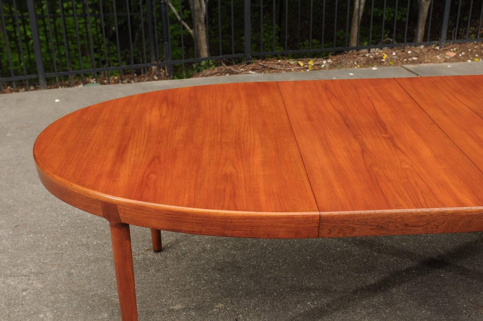 Magnificent Teak Extension Dining Table by Harry Ostergaard, circa 1963 3