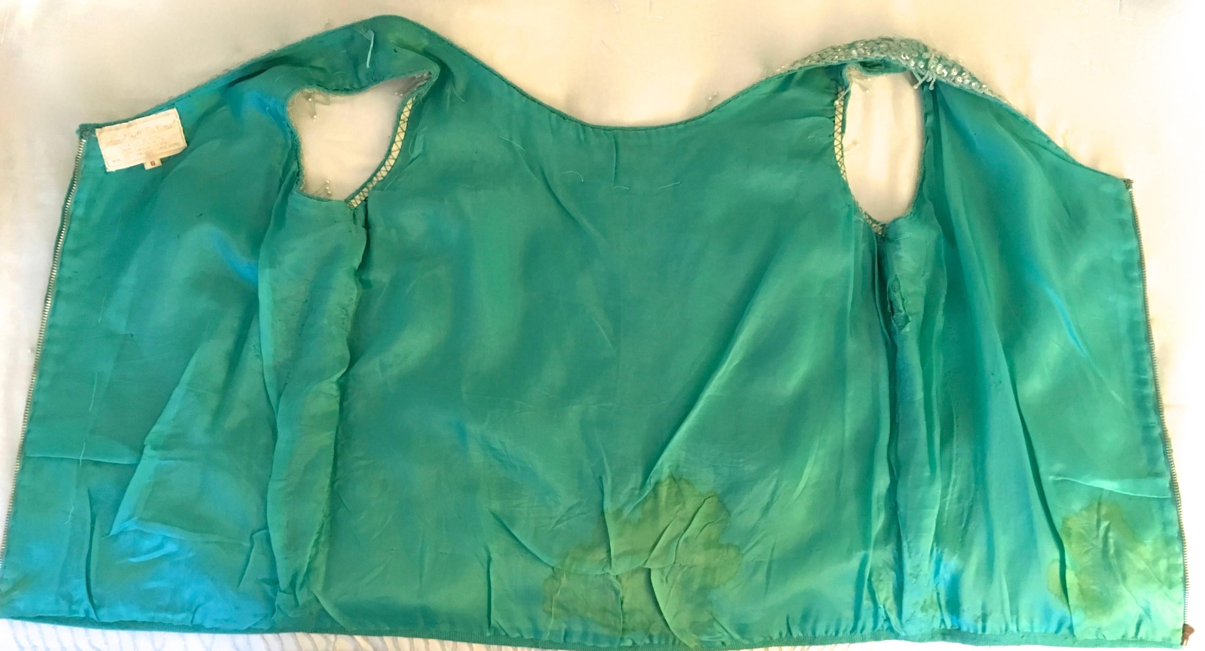 Vintage Magnificent Top - Sequins / Rhinestones - 1970's For Sale 5