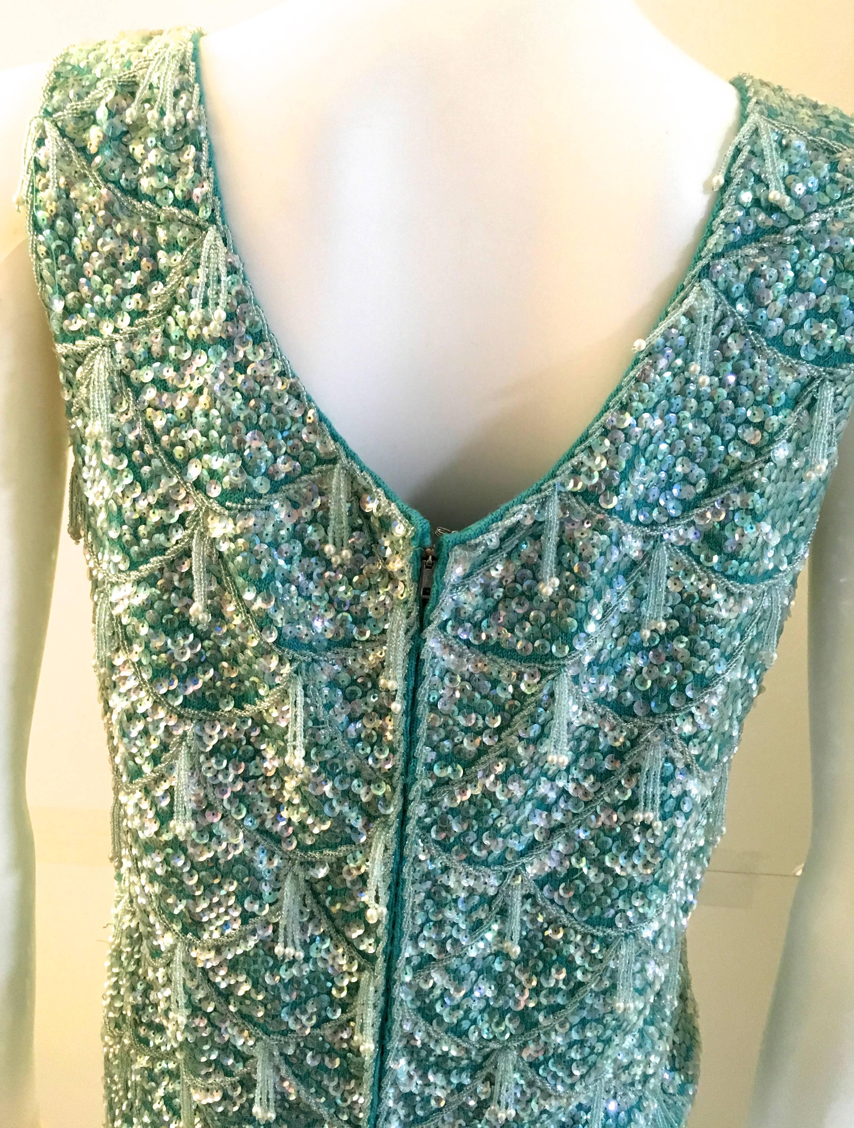 Vintage Magnificent Top - Sequins / Rhinestones - 1970's For Sale 2