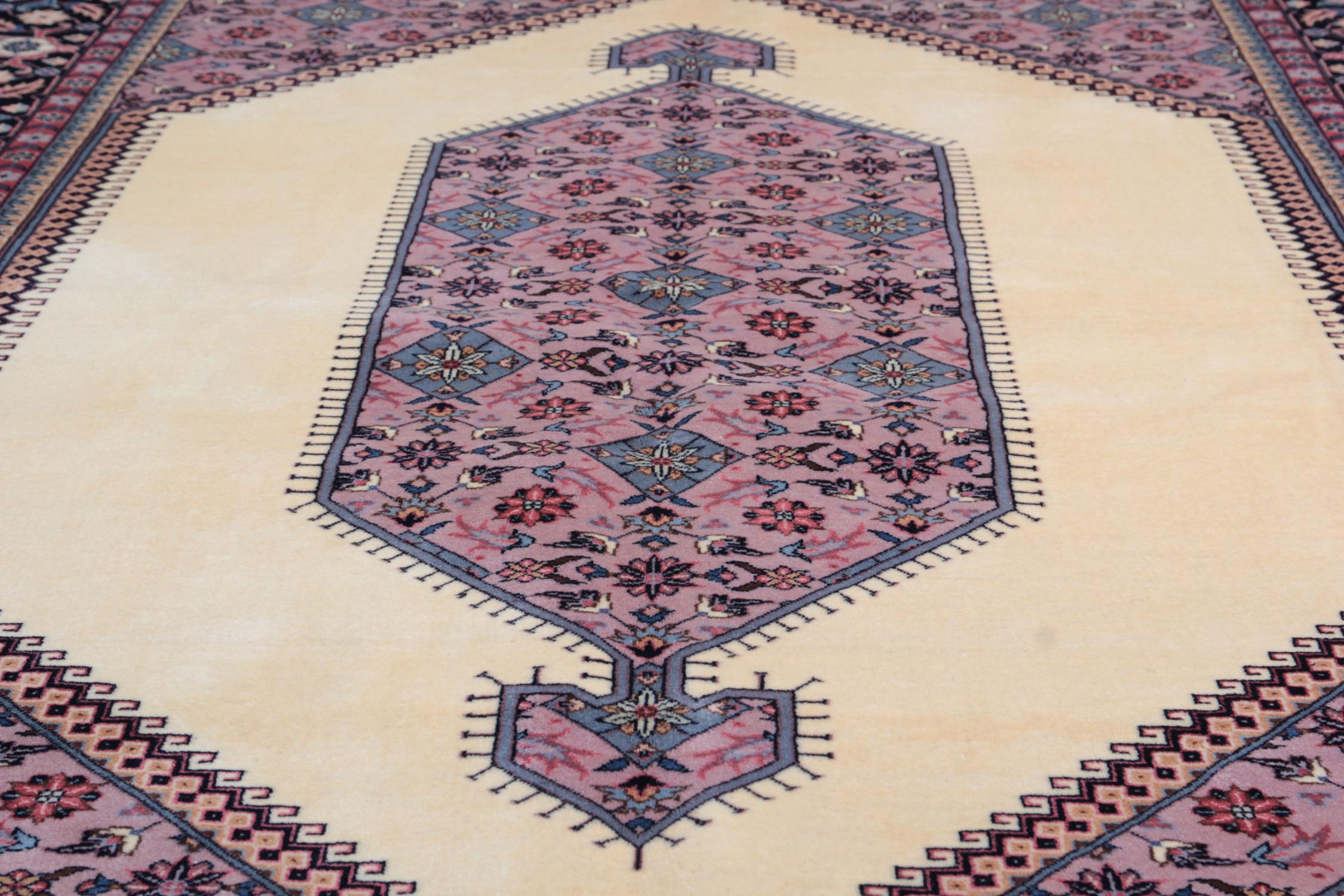 Vegetable Dyed Magnificent Traditional Chinese Runner, Handwoven Carpet