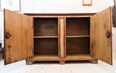 France, Provence Magnificent Trompe L'oeil French Painted Sideboard