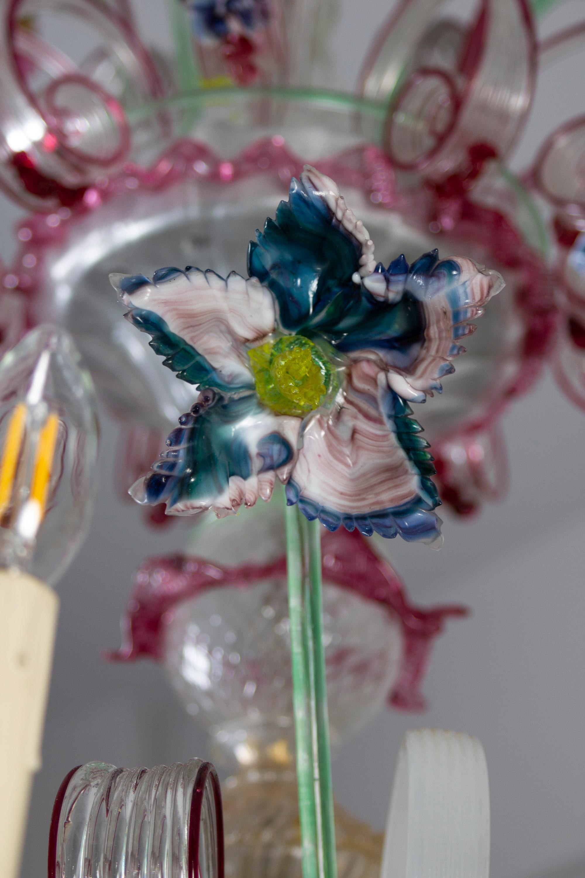 Magnifico lampadario in vetro di Murano Ca' Rezzonico 1880 in vendita 10