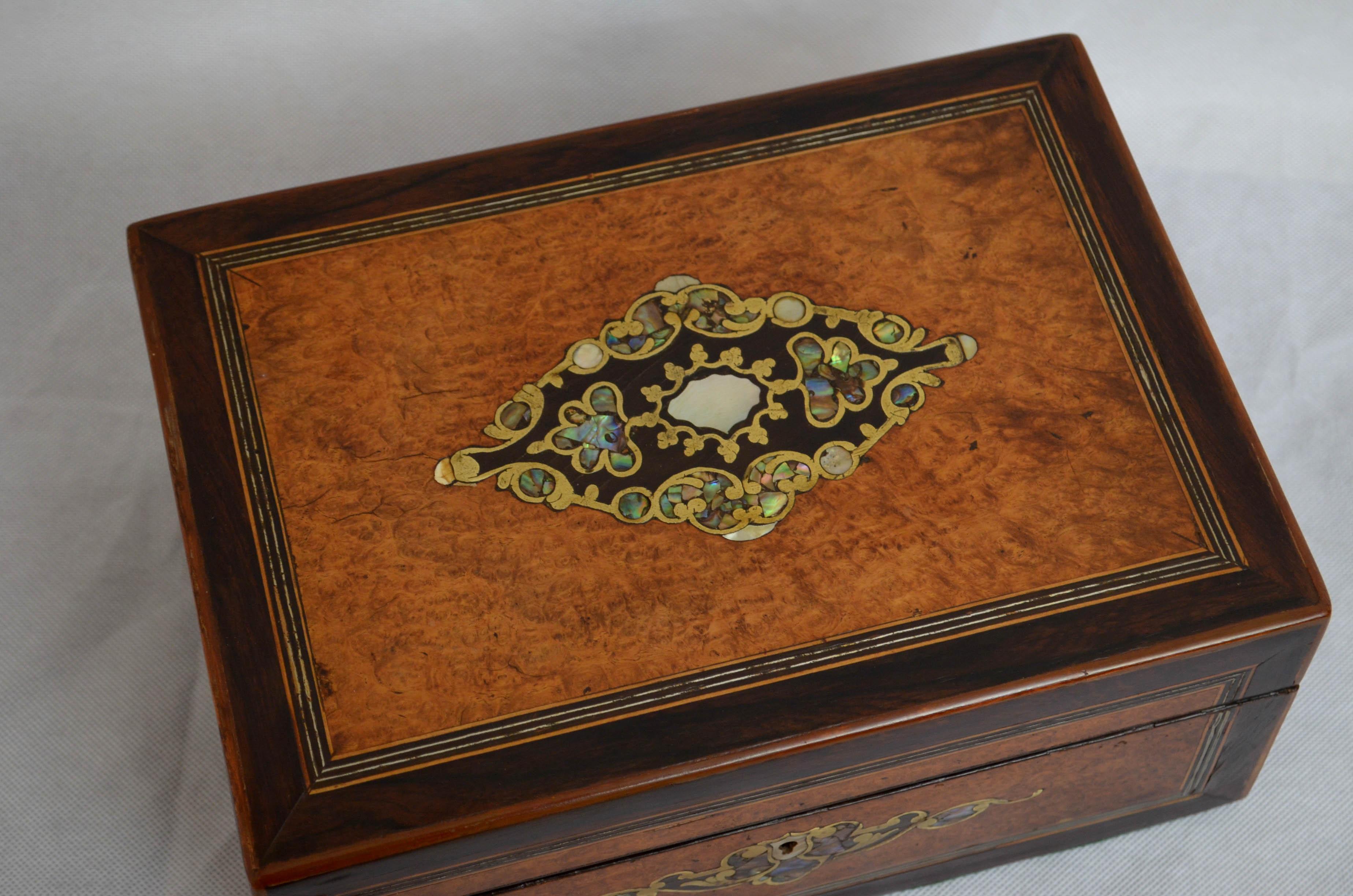 victorian era jewelry box