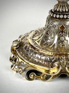 Magnificent Victorian Solid Silver Robert Garrard Comports Center Piece London
