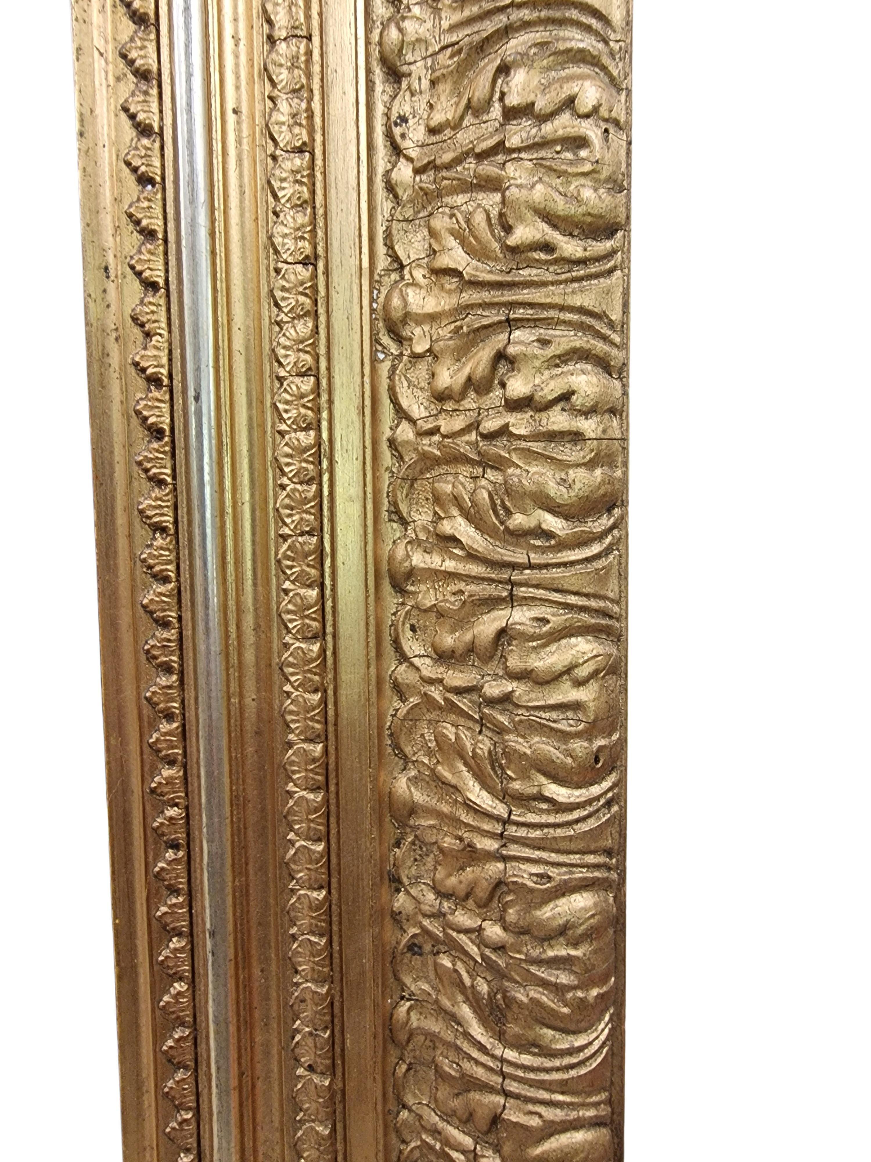 European Magnificent Wall Mirror, Frame, gold, original from 1880, Austria For Sale