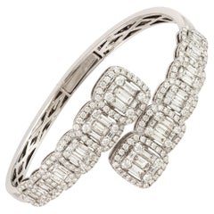 Prächtiges Weißgold-Armband aus 18 Karat Diamant für sie
