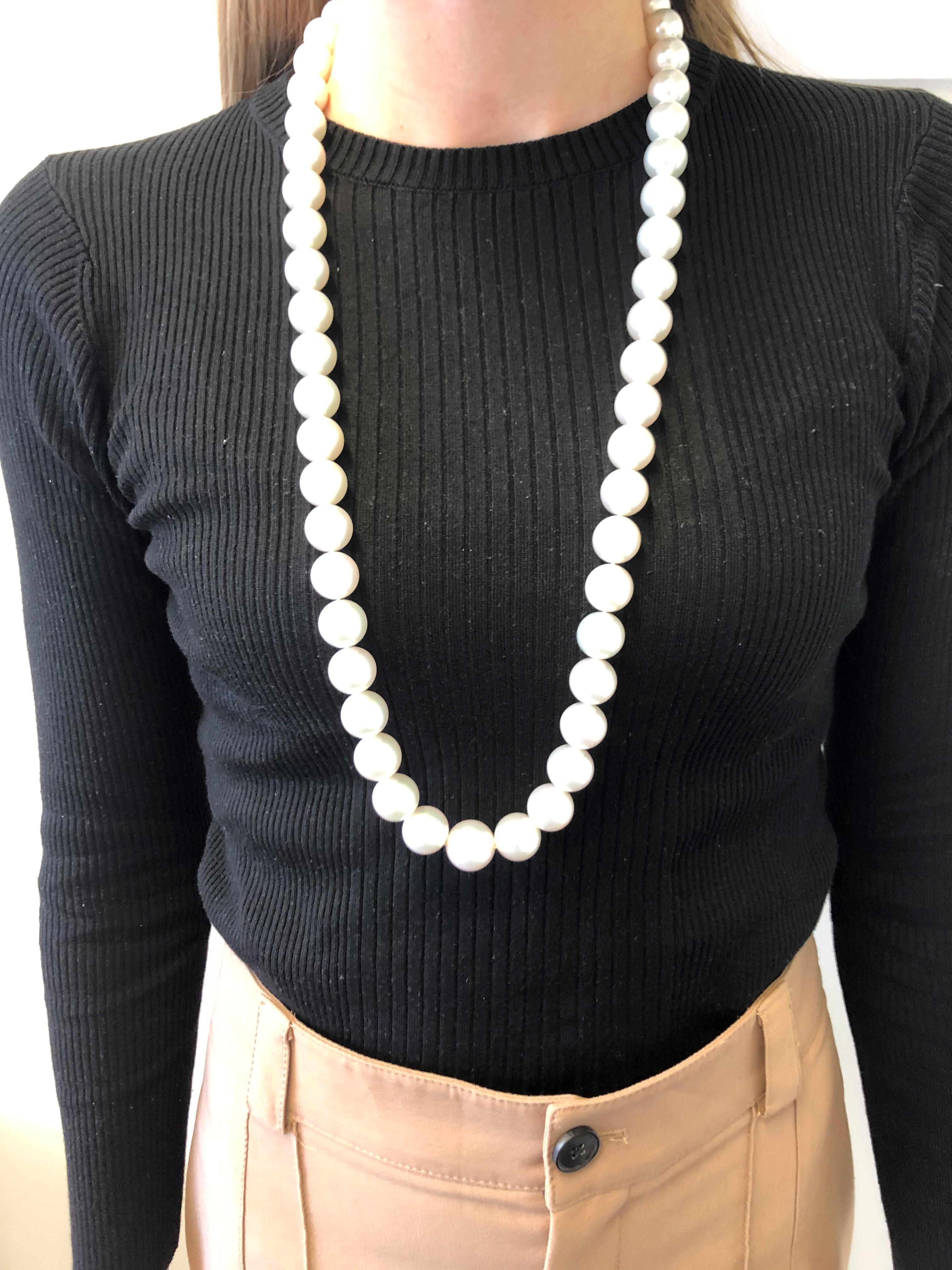classic pearl necklace length