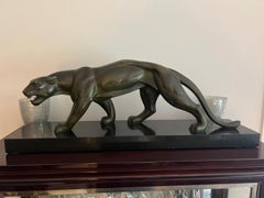 Magnifique Panthère en bronze signée Candréa