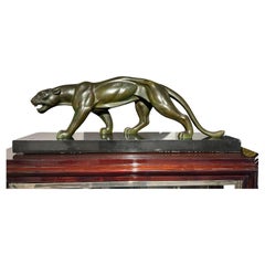 Magnifique Panthère en bronze signée Candréa