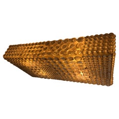 Magnifique Rare Large Rectangular Crystal Chandelier by Bakalowits