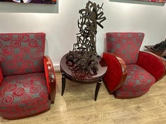 Magnifique table basse en palissandre de Léon Jallot