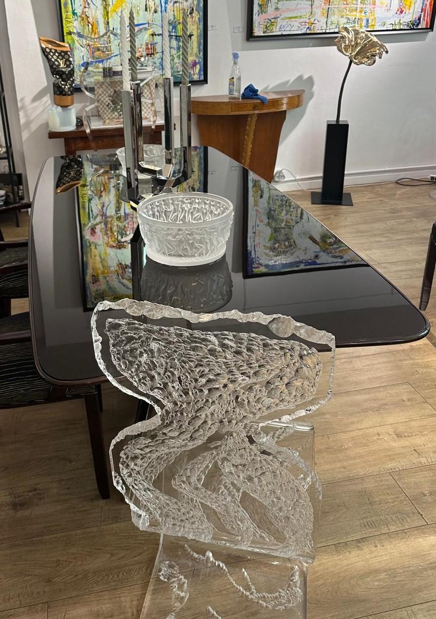 Magnifique table de salle à manger en acajou de Osvaldo Borsani (1950) Excellent état - En vente à CANNES, FR