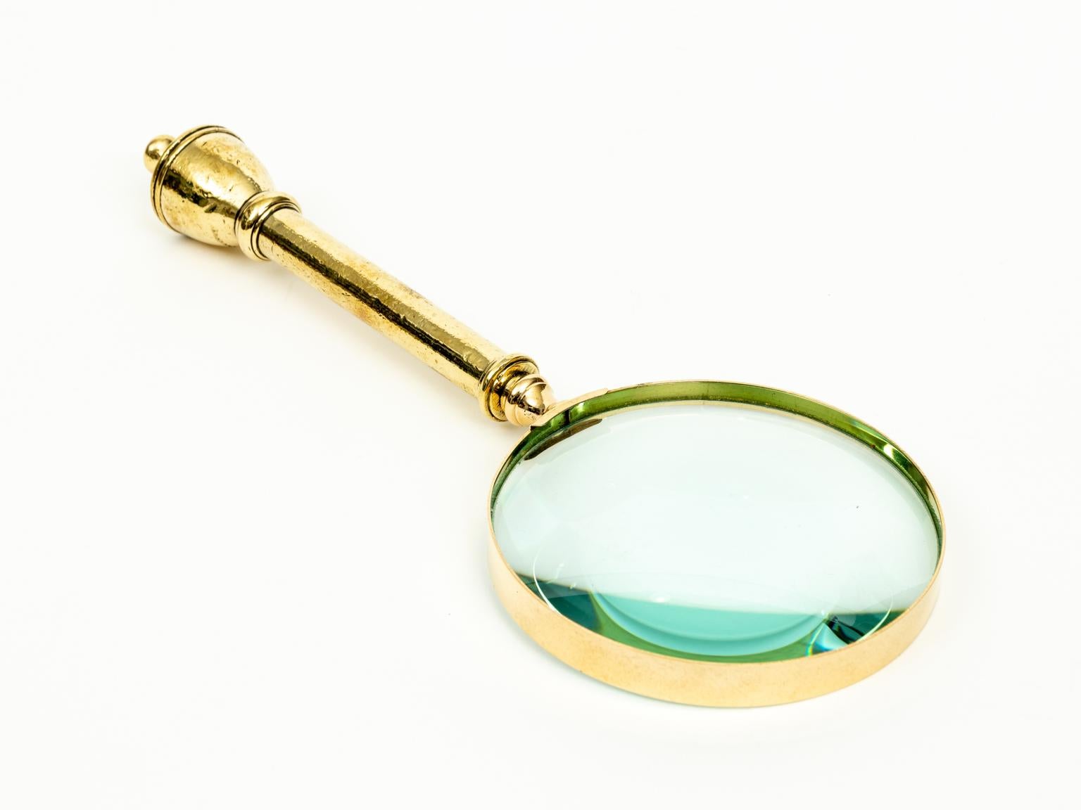 English Magnifying Glass Brass Victorian