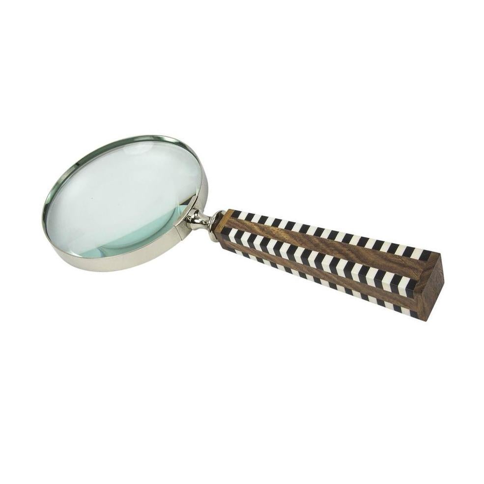 chrome magnifying glass