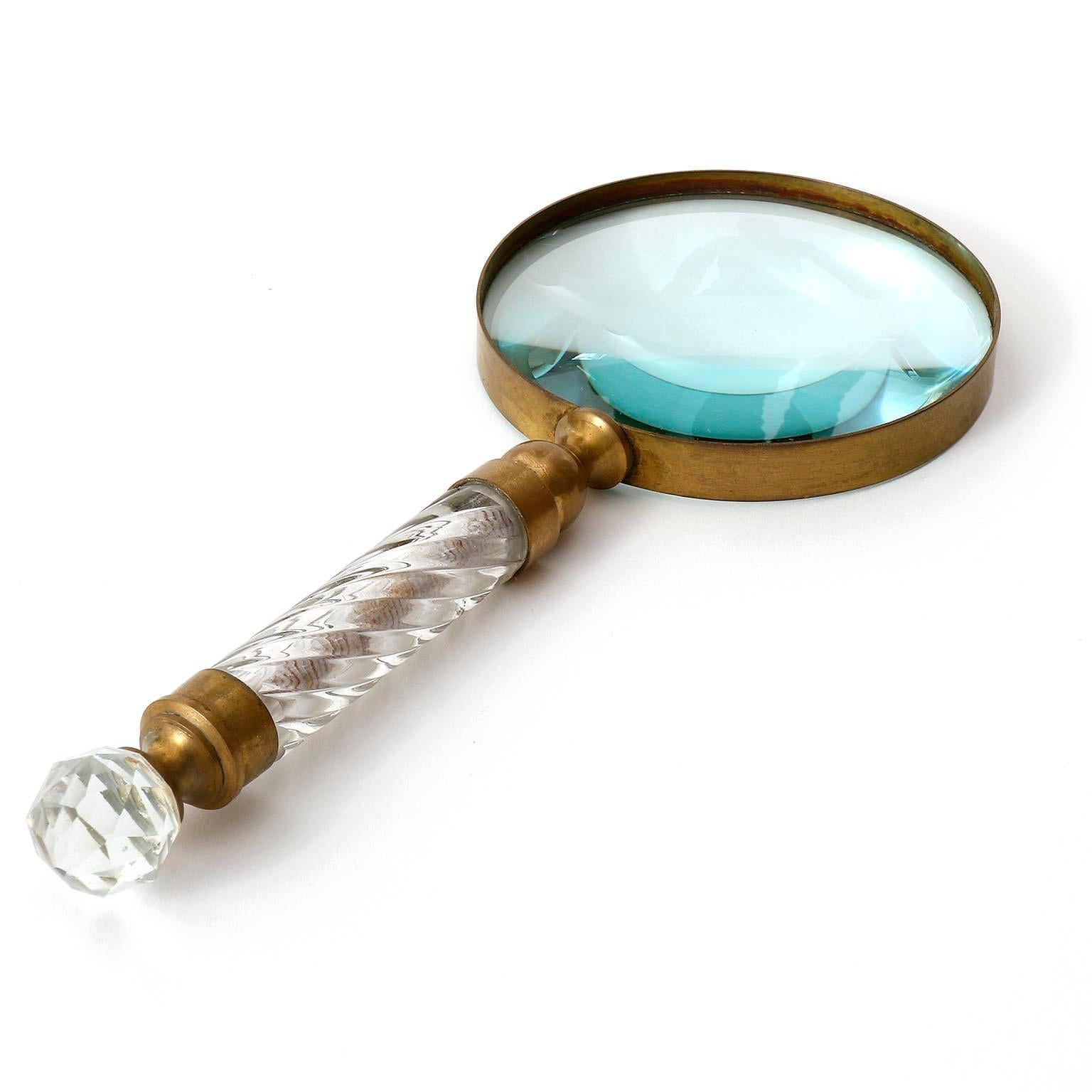 crystal magnifying glass