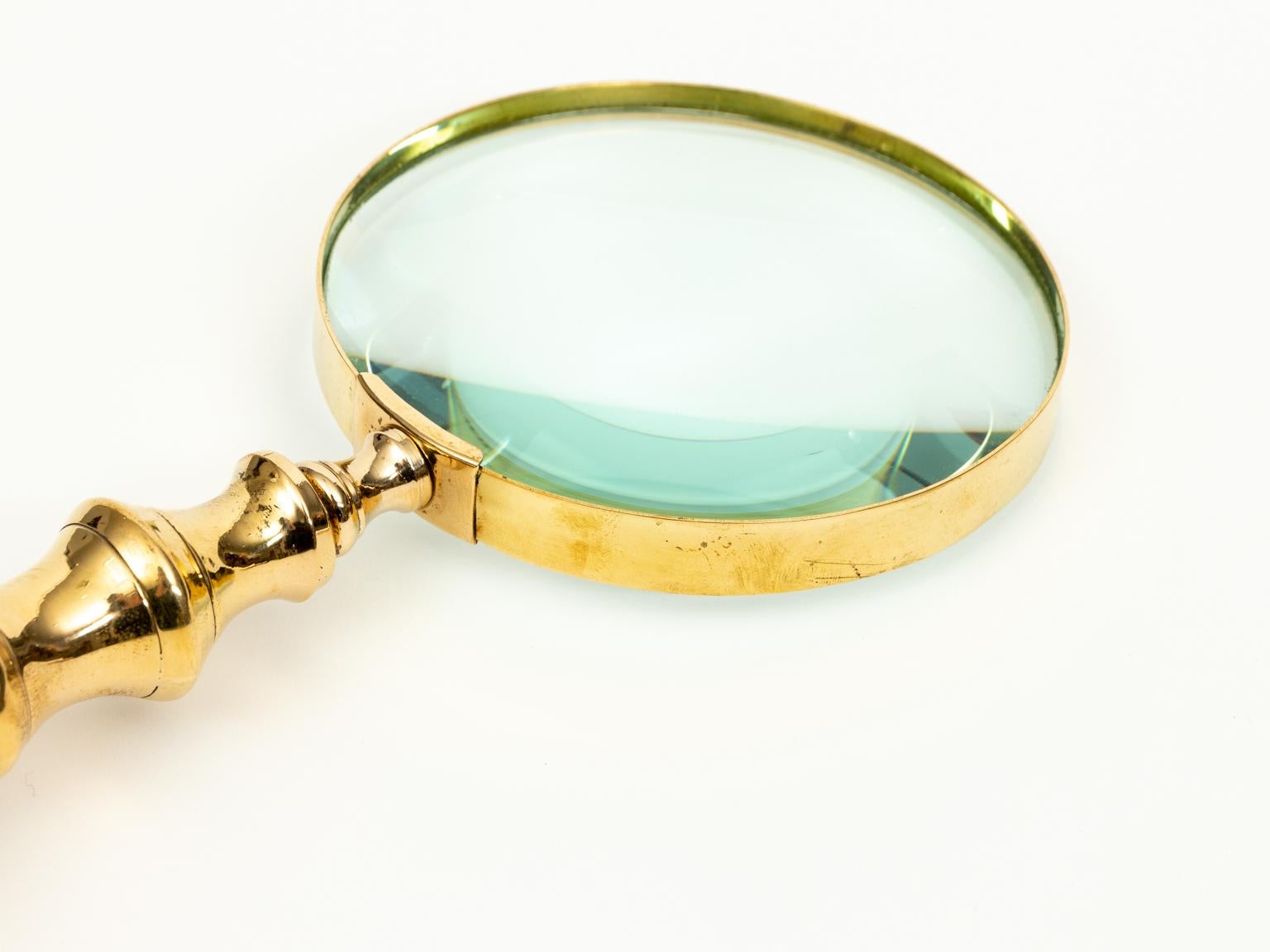 Magnifying Glass Victorian Brass 1