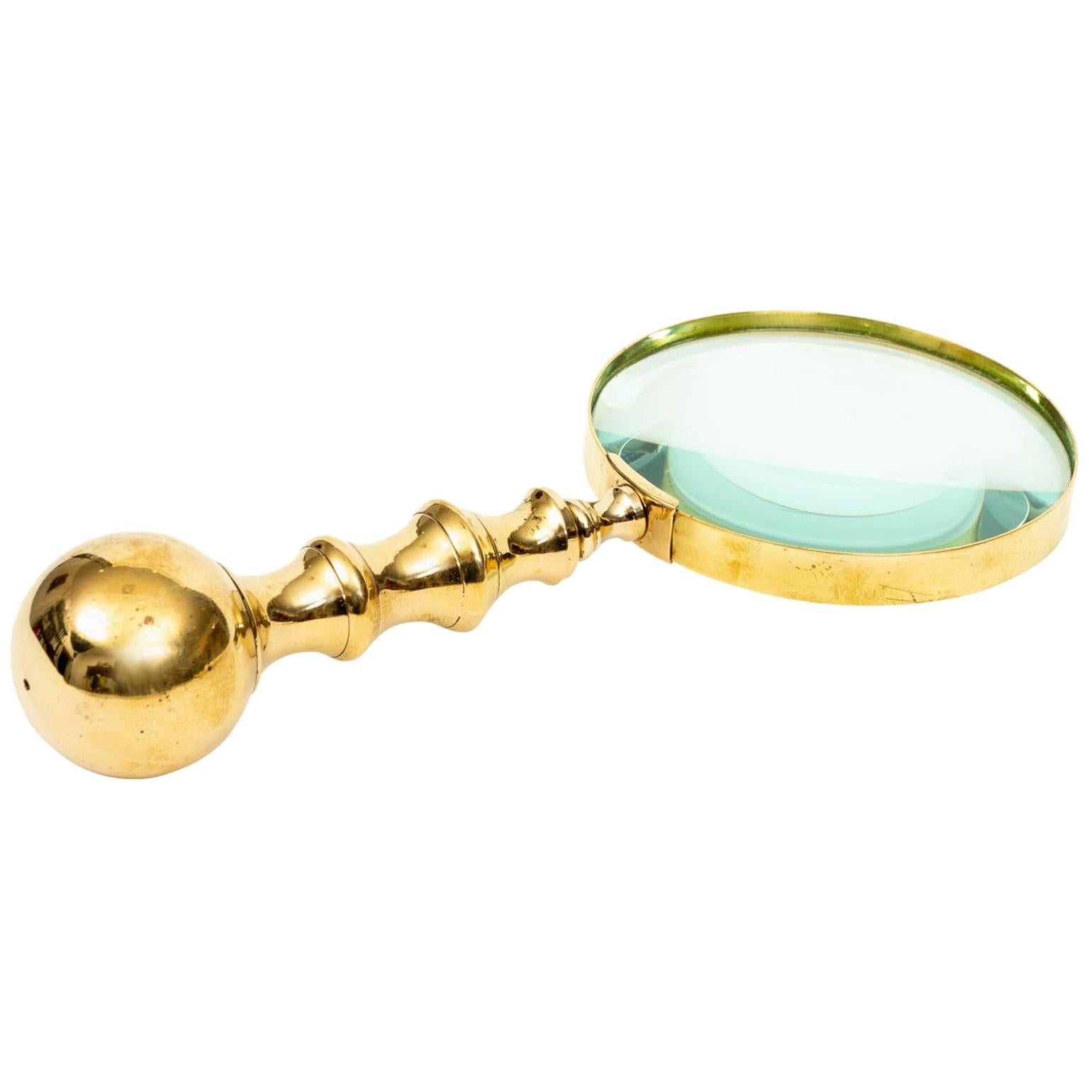 Magnifying Glass Victorian Brass