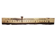 Magnolia: 3-Foot Walnut Linear Clock