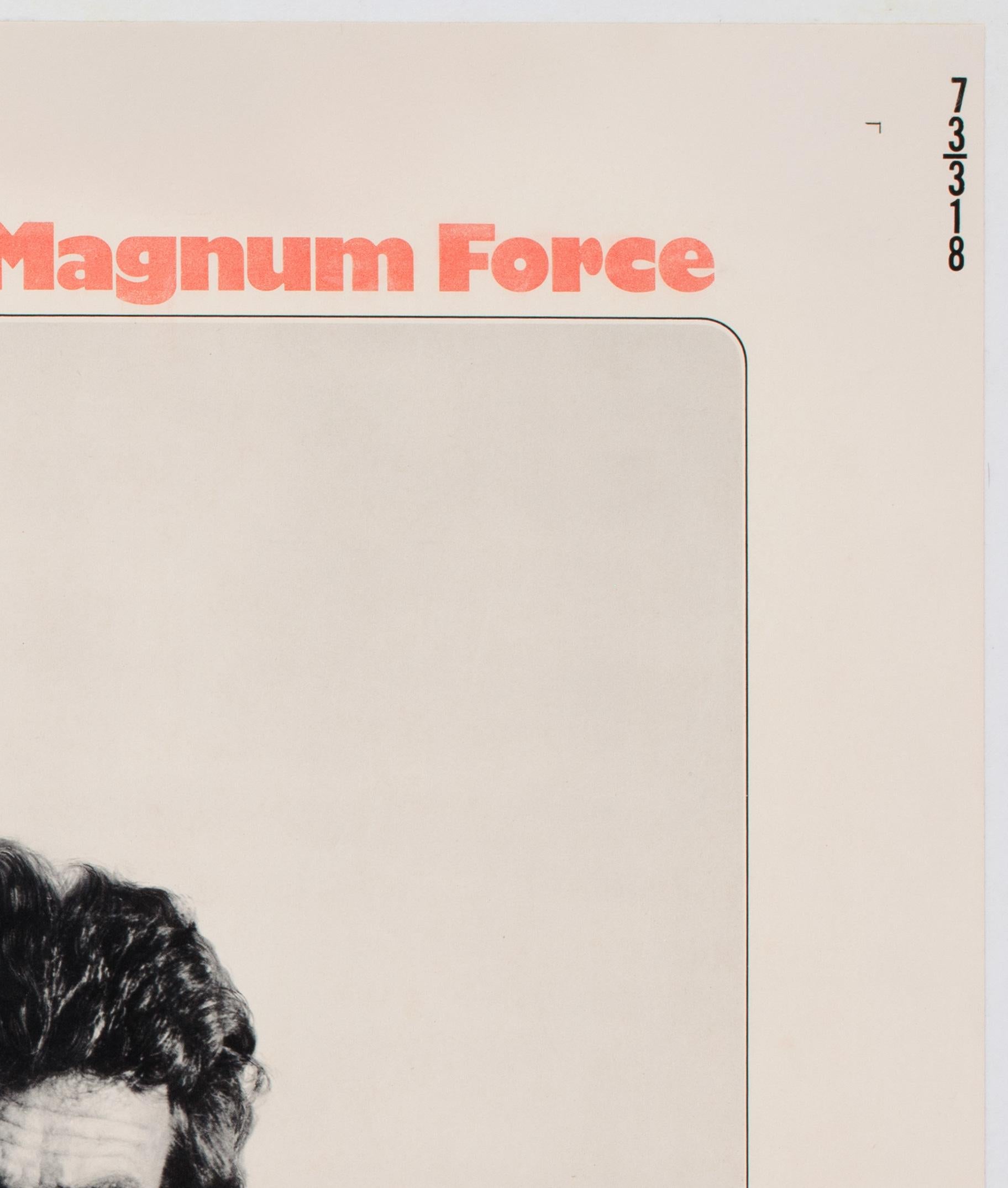 20th Century Magnum Force 1973 US 1/2 Sheet Film Movie Poster