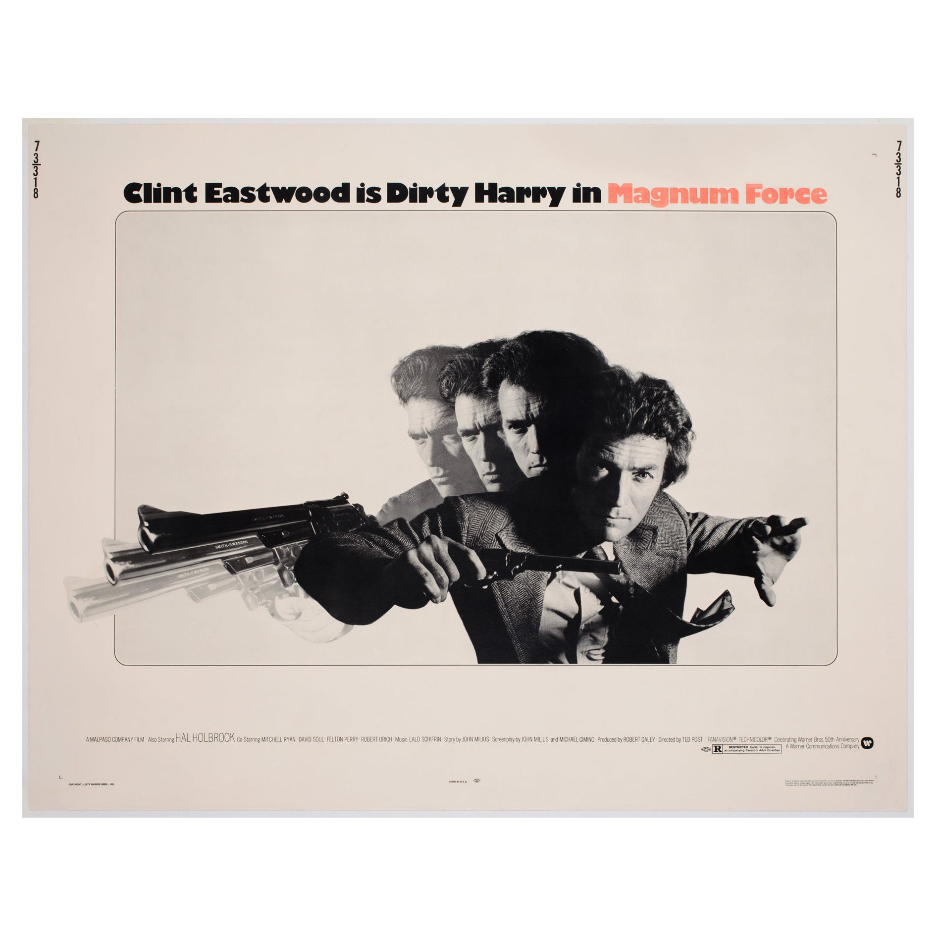 Magnum Force 1973 US 1/2 Sheet Film Movie Poster