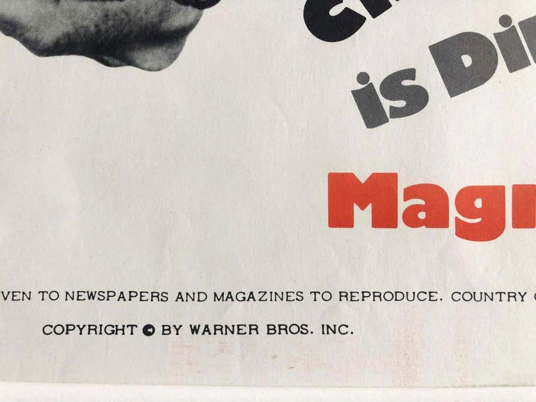 'Magnum Force' Original Vintage Movie Poster, American, 1973 In Good Condition In Devon, GB