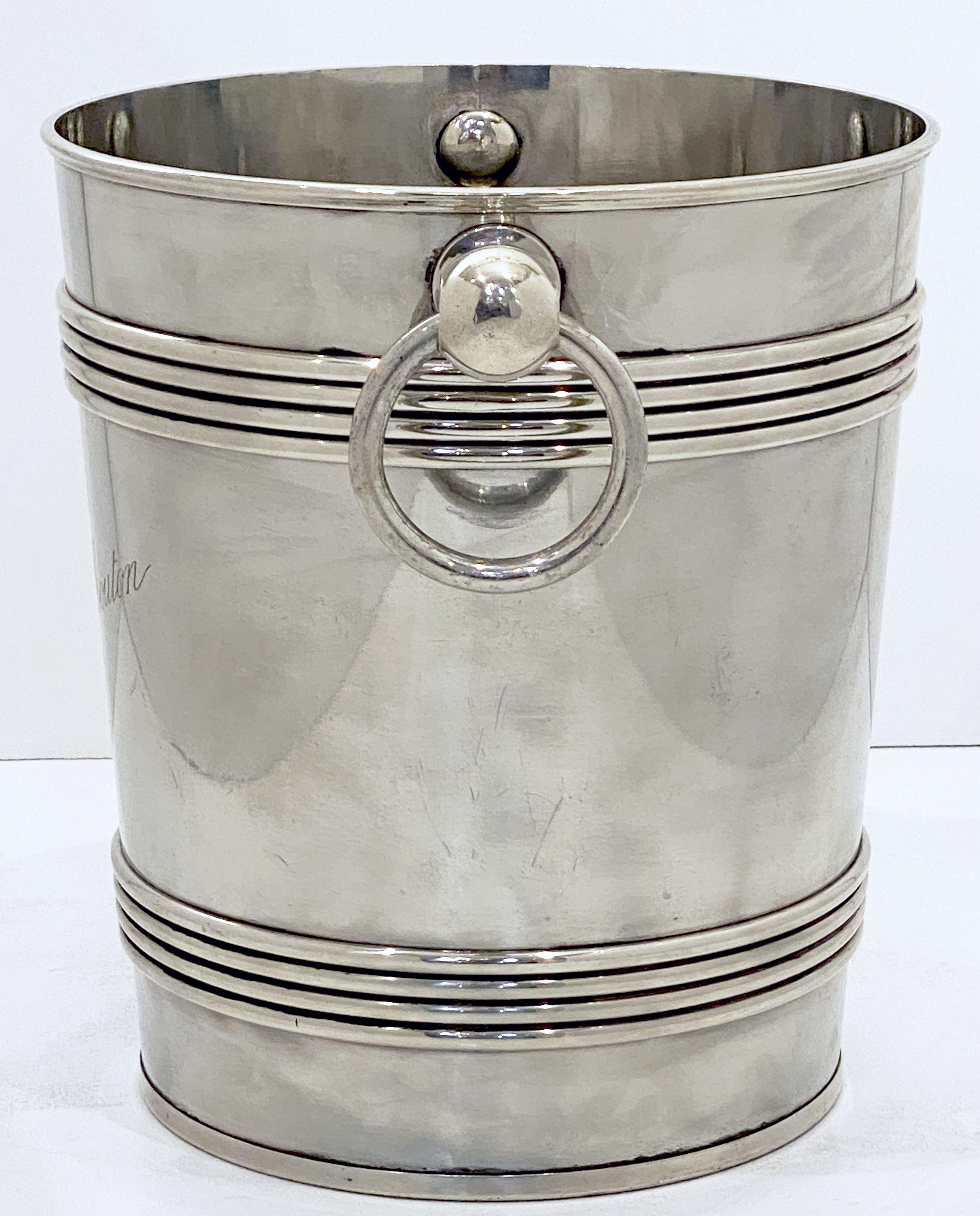 Magnum-Sized French Ice Bucket or Wine or Champagne Cooler, Epaule De Mouton 9