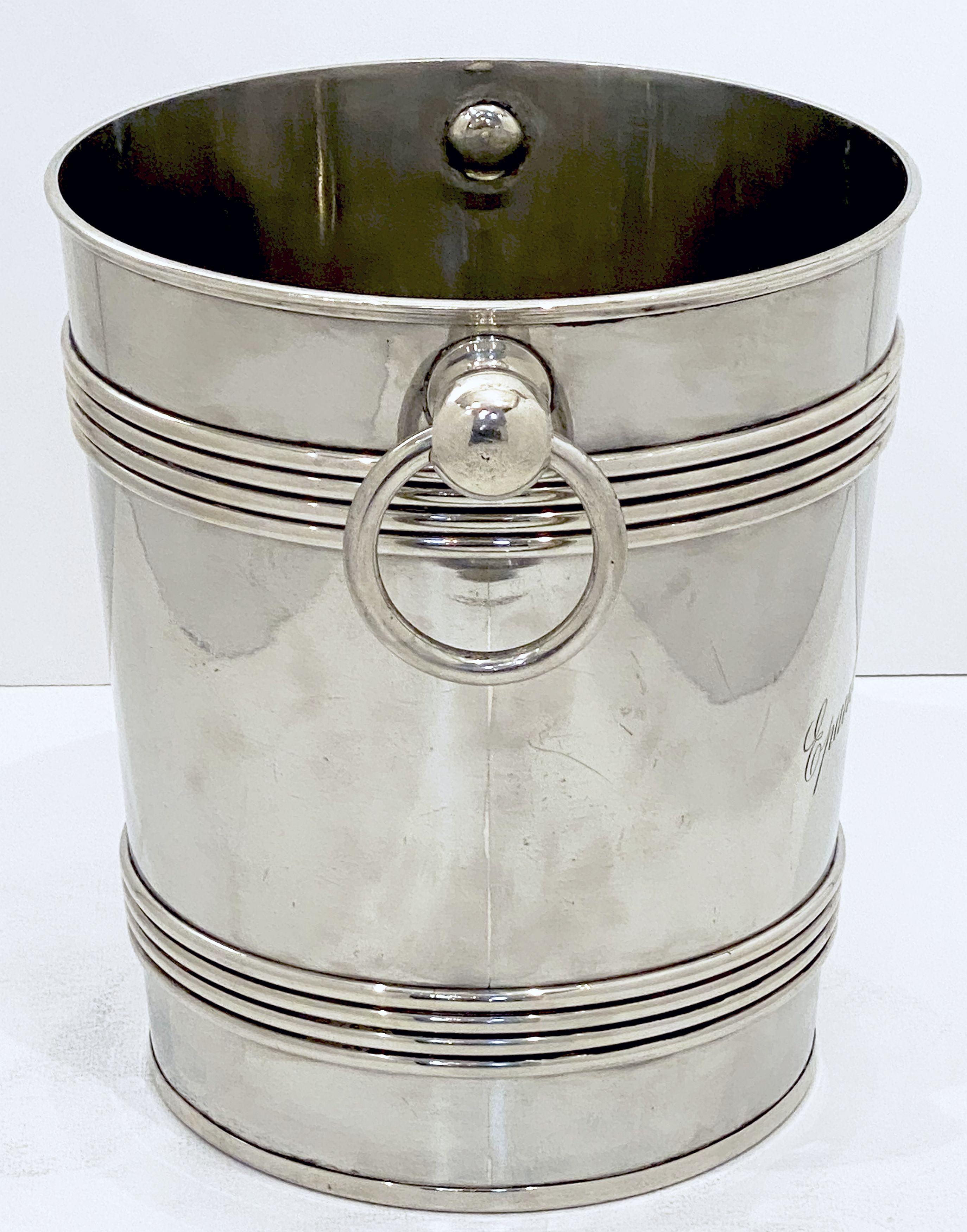 Magnum-Sized French Ice Bucket or Wine or Champagne Cooler, Epaule De Mouton 10