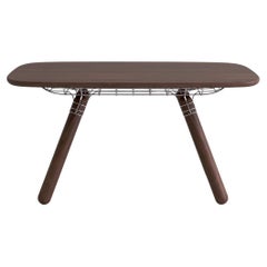 "Magnum" Walnut Dinner Table, Pierre Favresse