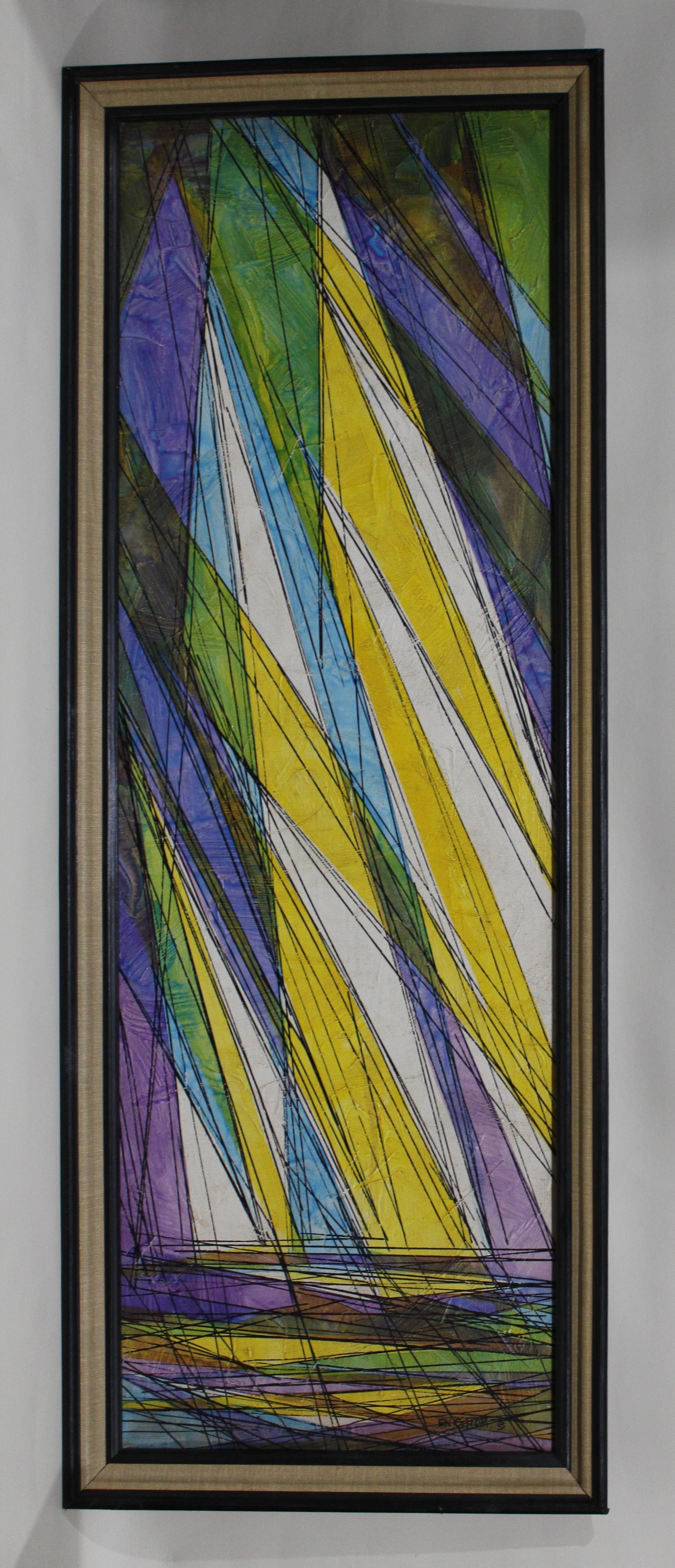 Mid-Century Modern Magnus Engstrom Painting