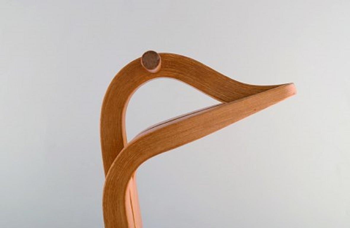 Late 20th Century Magnus Olesen, 40 Year Anniversary Rocking Horse in Elm Tree, Danish Design For Sale