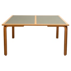 Vintage Magnus Olesen Labeled Made in Denmark Green Olive Table Top, 1970s