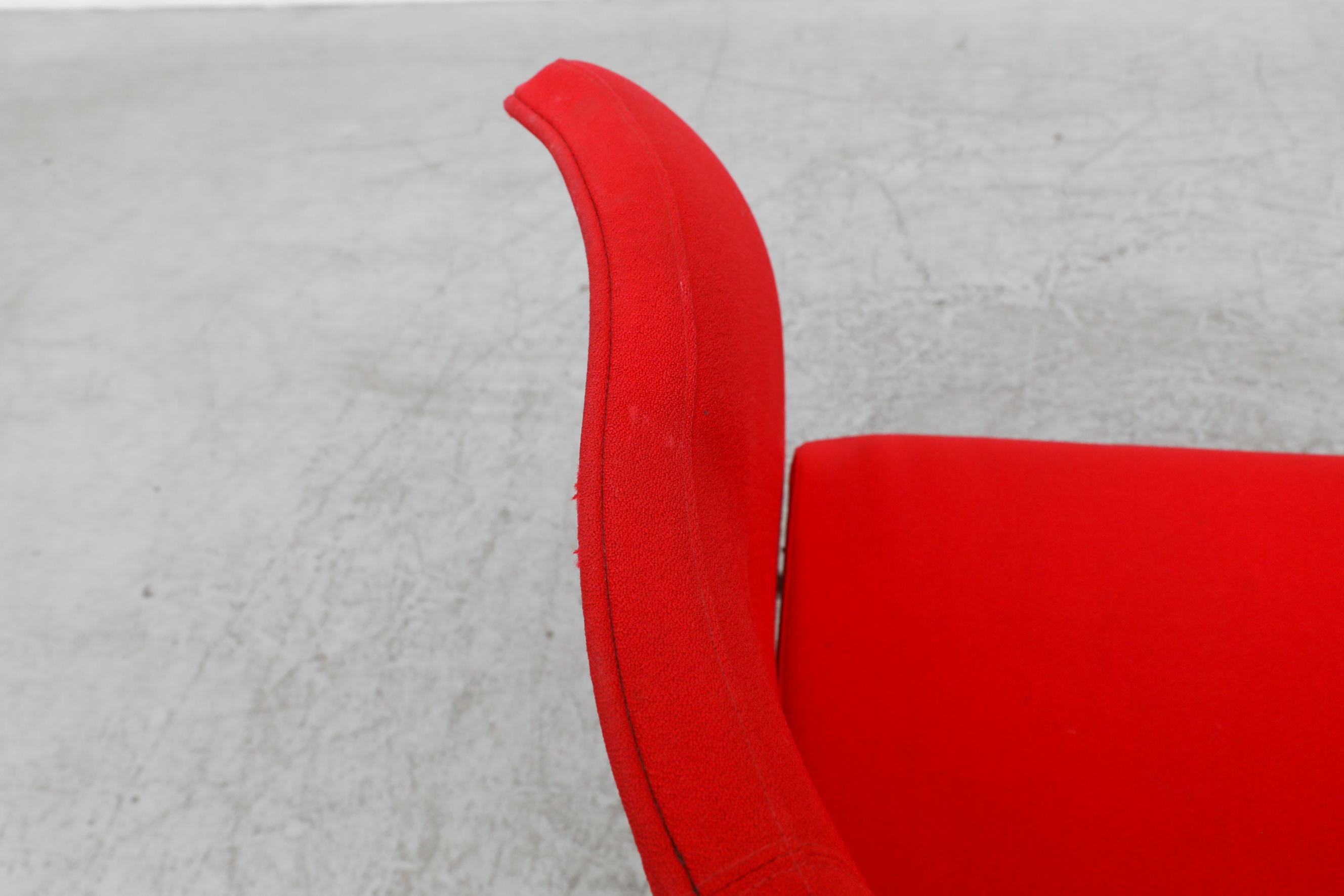 Red Magnus Olesen Lotus Chair in White Ash by Rud Thygensen & Johnny Sørensen For Sale 4