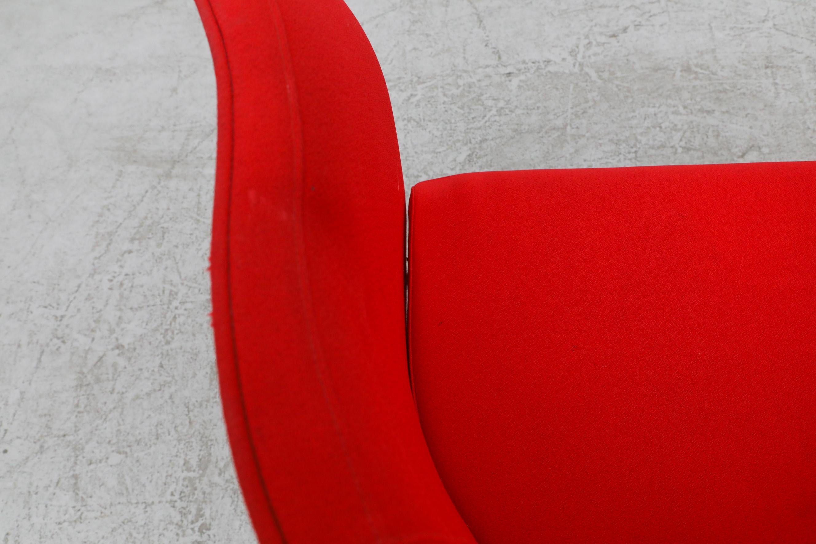 Red Magnus Olesen Lotus Chair in White Ash by Rud Thygensen & Johnny Sørensen For Sale 5
