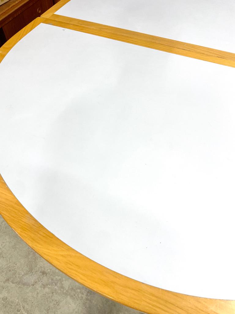 20th Century Magnus Olesen Mid Century Dining Table Expandable 70s For Sale