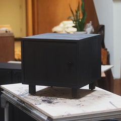 Magnus Small Black Side Cabinet